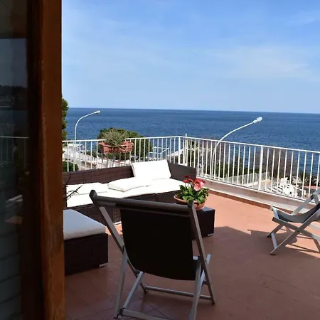 Meravigliosa Terrazza Sul Mare A Mondello Dom wakacyjny Palermo